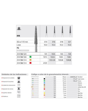 FG 102L/6  898-016 FG DIAM. MEDIO 6U.