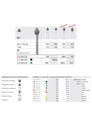 FG 198/6 CB 811-030 FG DIAM. S-GRUESO 6U.