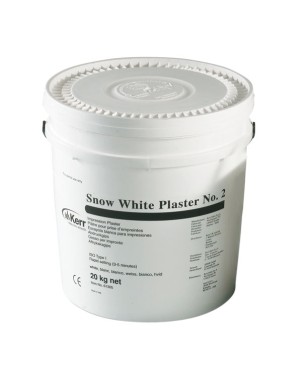 SNOW WHITE PLASTER YESO 18Kg.