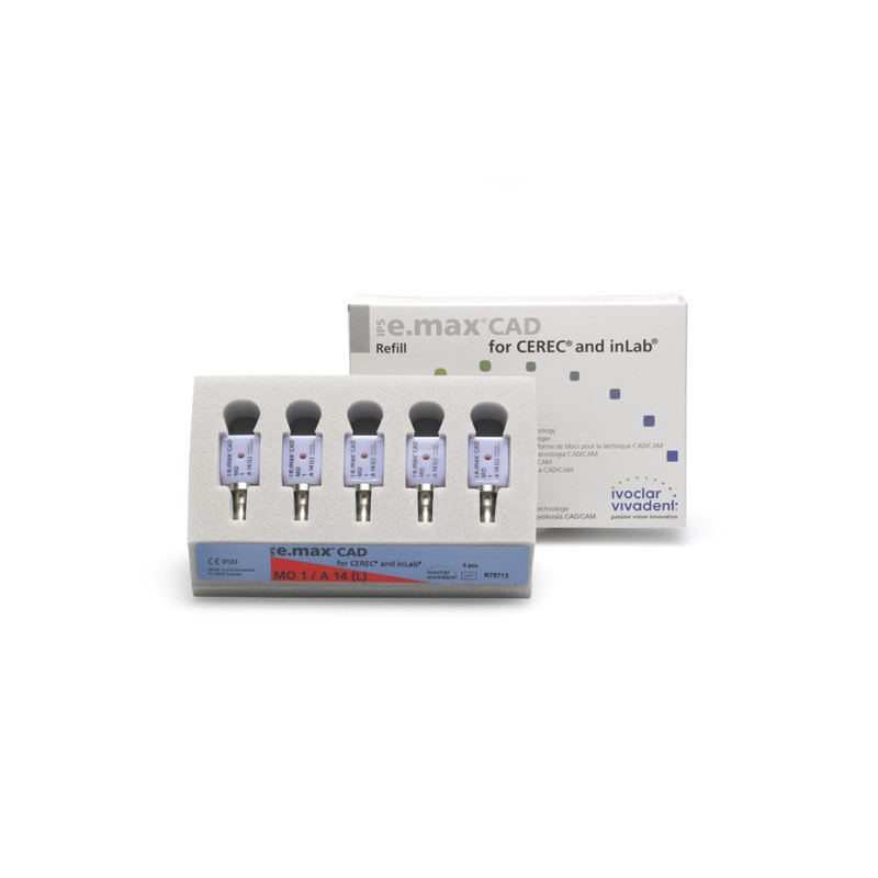 IPS EMAX CAD cerec/inlab MO 1 A14 (L) 5 ud