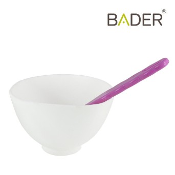 Pack Taza de Goma L + Espatula Plastico Bader