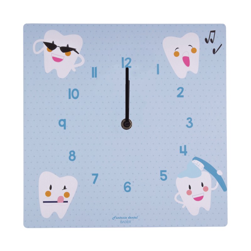 Reloj de pared cuadrado BADER