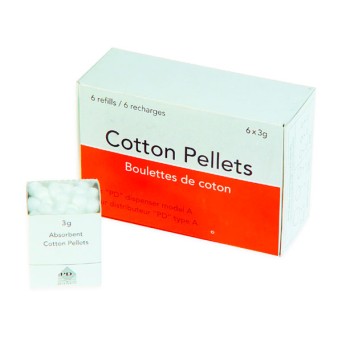 PELLETS ALGODON N.4 3,6mm.